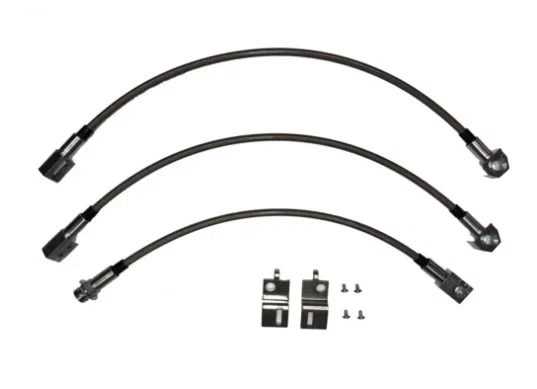 1972 Chevrolet Chevelle Brake Hose Kit Braided Stainless - HSK0045SS